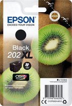 Epson 202XL - 13.8 ml - XL - zwart - origineel - blisterverpakking met RF / akoestisch alarm - inktcartridge - voor Expression Premium XP-6000, XP-6005