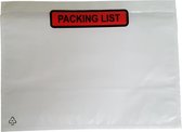 1000 Paklijstenveloppen A5 225x165mm Packing List
