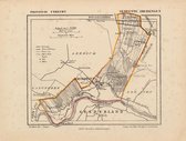 Historische kaart, plattegrond van gemeente Amerongen in Utrecht uit 1867 door Kuyper van Kaartcadeau.com