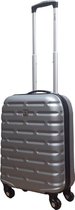 Benzi handbagage koffer - 55 cm - Bricks - Zilver