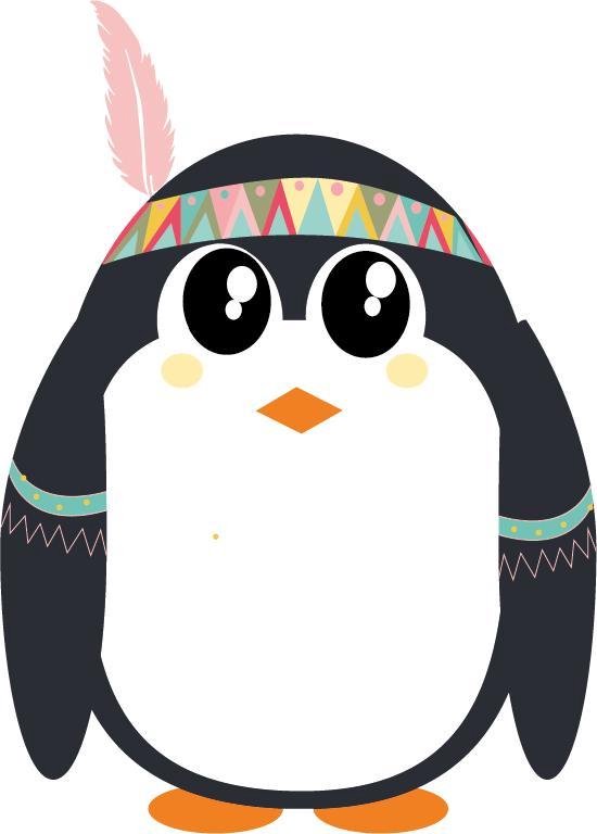 Pinguin muursticker