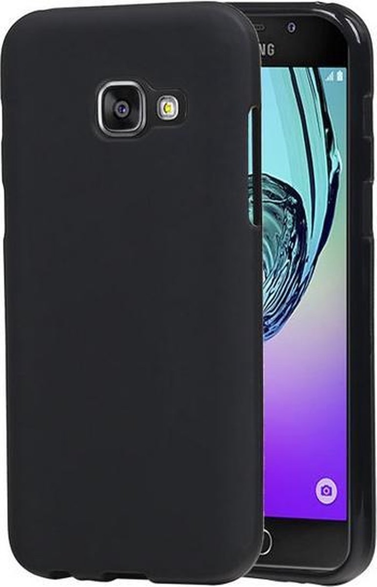 Samsung Galaxy A8 2016 TPU back case hoesje Zwart