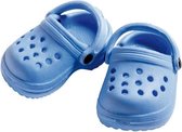 Heless poppenschoen clogs blauw 28-33 cm
