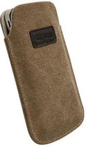 Krusell Uppsala Mobile Pouch L (brown) (o.a. voor iPhone 4S, HTC One V, Optimus L3, Galaxy S3 mini, Galaxy Gio)