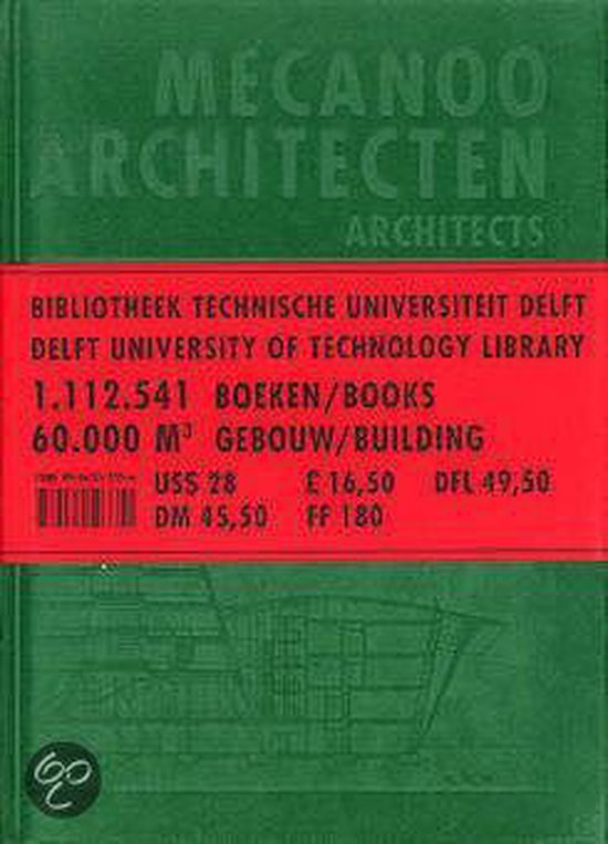 Cover van het boek 'Bibliotheek Technische Universiteit Delft = Delft University of Technology Library' van Francine Houben