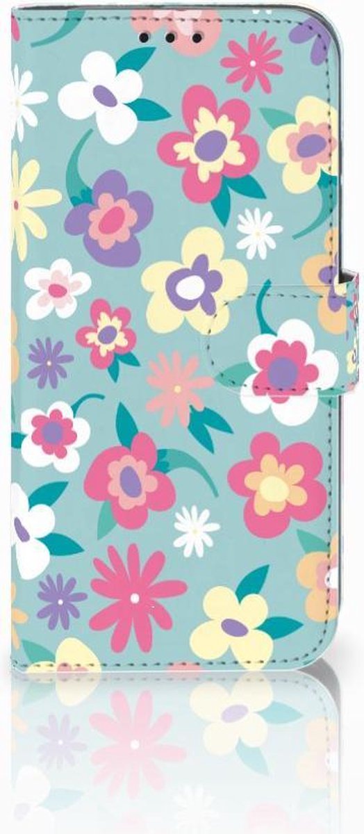 Boekhoesje voor Honor 10 Lite Hoesje Flower Power