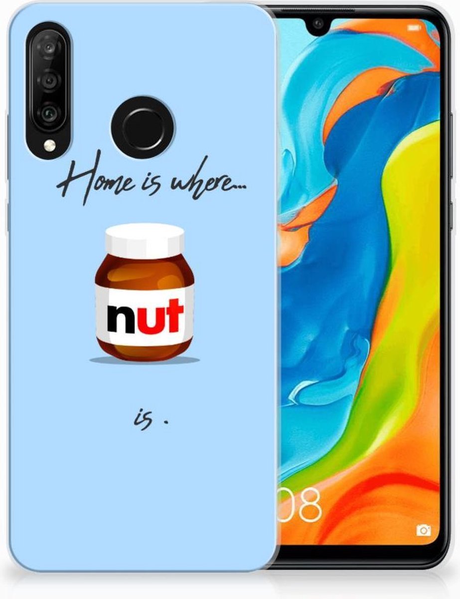 Huawei P30 Lite Siliconen Case Nut Home