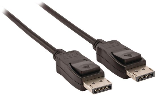 Valueline, Câble DisplayPort DisplayPort Male - DisplayPort Male 2m (Noir)