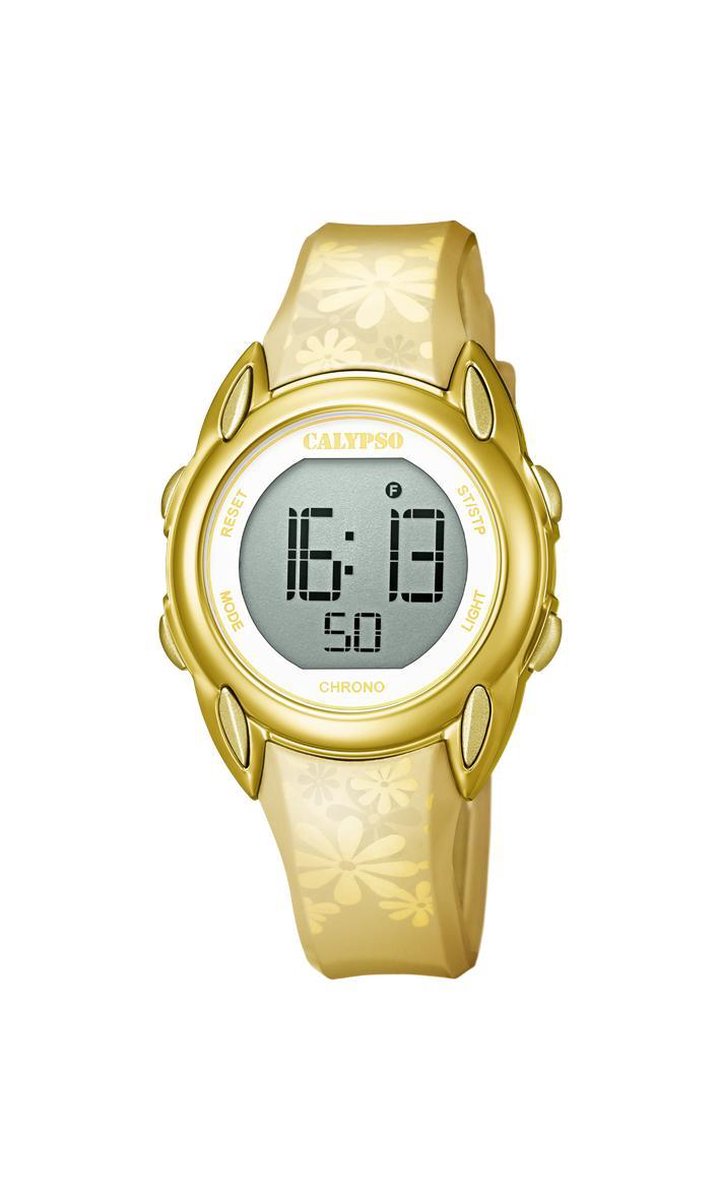 Calypso K5735-2 Digitaalhorloge - Polshorloge - Kunststof - Goudkleurig - Ø 32mm