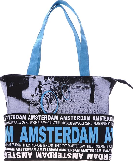 huichelarij Initiatief aanvulling Amsterdam Holly tas Large Neon Blauw Robin Ruth | bol.com