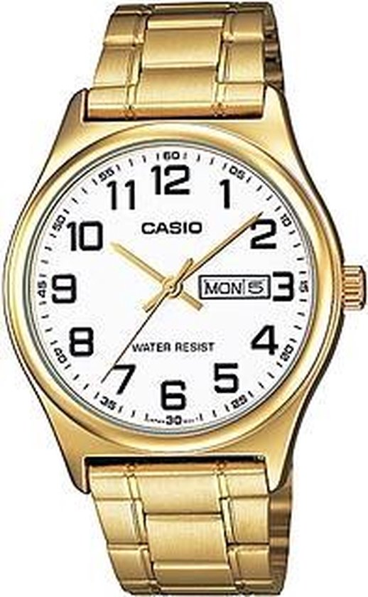 Casio horloge MTP-V003G-7 dag en datumaanduiding | bol.com