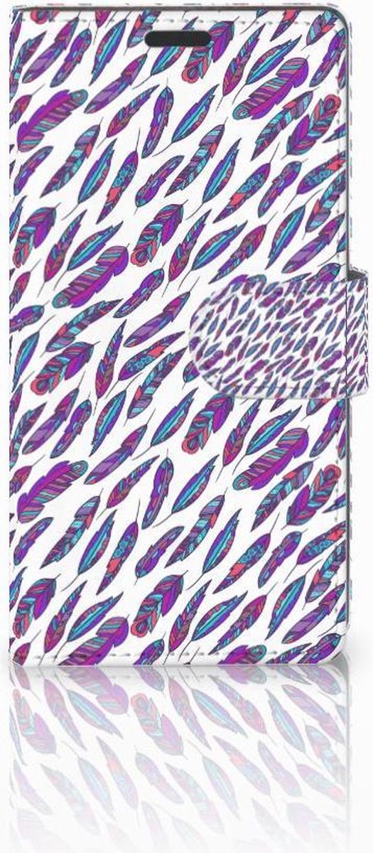 Sony Xperia Z3 Telefoon Hoesje Feathers Color