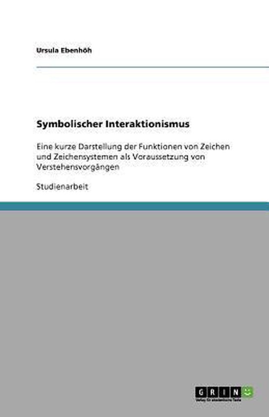 Symbolischer Interaktionismus - cover