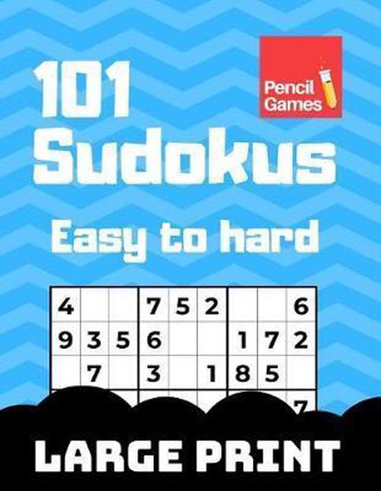 101 Large Print Sudokus Puzzles 9781091956827 Tue Rasmussen