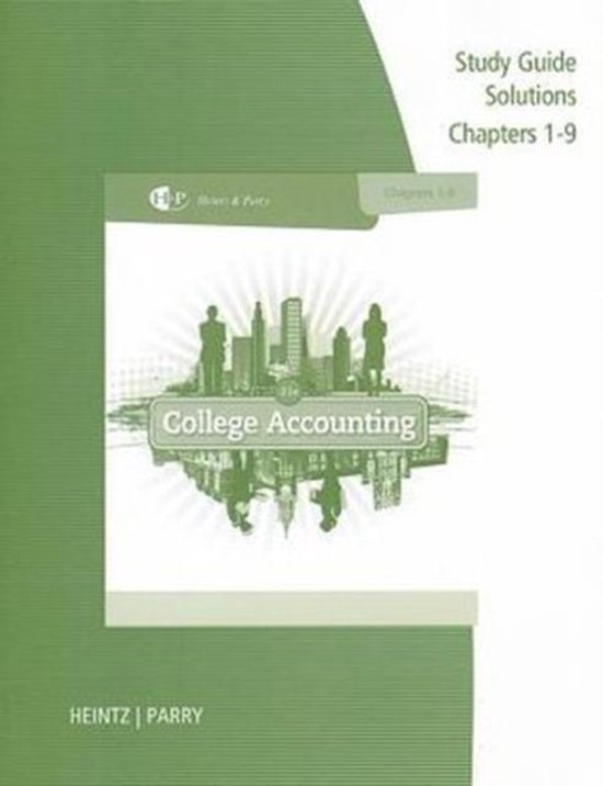 College Accounting 9781285059389 James Heintz Boeken