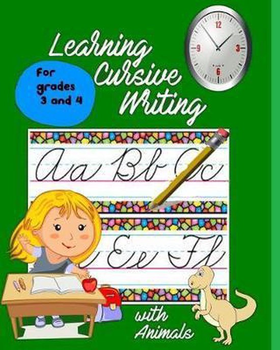 Learning Cursive Writing with Animals - cover