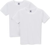 Petit Bateau Jongens T-shirt 2-pack - wit - Maat 92
