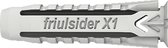 Universeelplug, Friulsider FM X1, Nylon, 6,0 x 30 mm, Per 100 stuks.