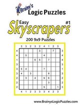 Brainy's Logic Puzzles Easy Skyscrapers #1 200 9x9 Puzzles