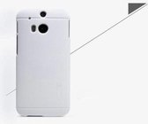 Nillkin?Super Frosted Shield + Schermfolie  Dun Premium Case HTC One 2 M8 Cover Bescherming Wit