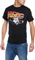 Back to the Future - Car Mannen T-Shirt - Zwart - L