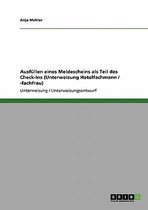 Ausfullen Eines Meldescheins ALS Teil Des Check-Ins (Unterweisung Hotelfachmann / -Fachfrau)