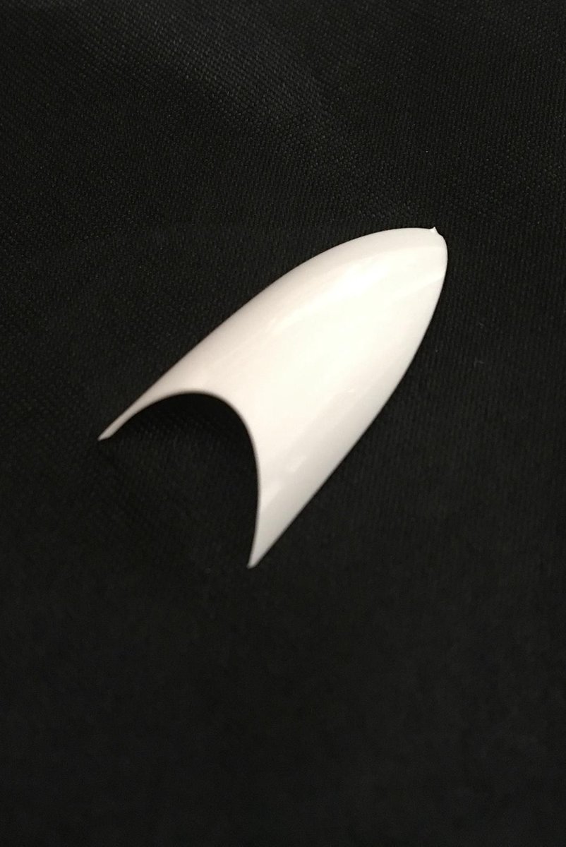 Stiletto Tips White, 100 st. zonder opzetstuk - Tips Nail Extension- False Tips plaknagels – Nageltips - Acrylnagels – Gelnagels -Polygel - Polyacryl