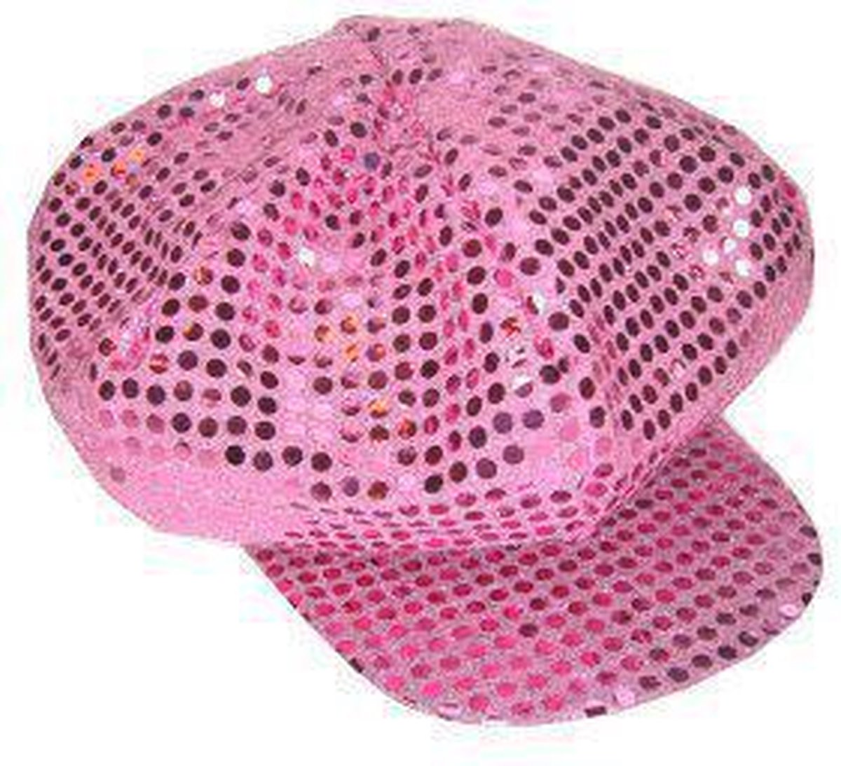 Pailletten pet roze