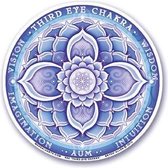 Raamsticker 6e chakra - 10.5 cm