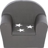 Peuterstoeltje-Kinderfauteuil Antraciet+ster