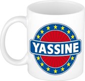 Yassine naam koffie mok / beker 300 ml  - namen mokken