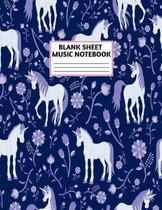 Blank Sheet Music Notebook