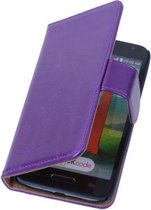 Étui lilas en cuir PU LG G3 Book / Wallet Case / Cover