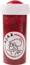 Ajax-schoolbeker rood met Ajax logo