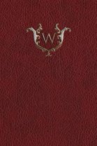 Monogram  W  Notebook