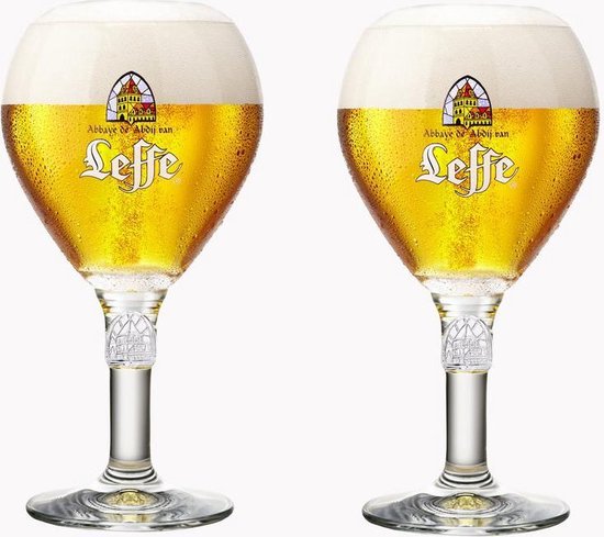 Leffe bierglazen - 2 stuks - nieuwe editie - speciaalbier | bol.com