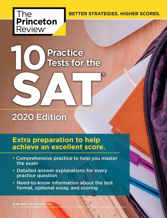 10 Practice Tests for the SAT, 2020 Edition - cover