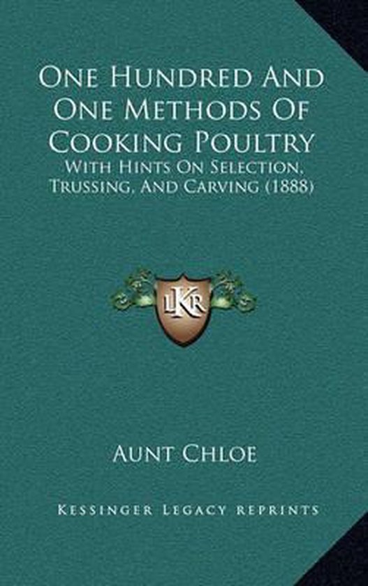 One Hundred and One Methods of Cooking Poultry - cover