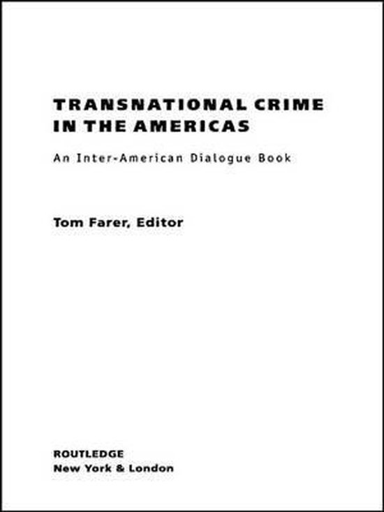 Transnational Crime in the Americas - cover
