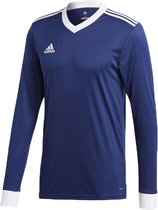 adidas Sportshirt - Maat S  - Mannen - blauw/wit