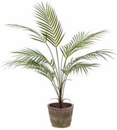 Kantoor kunstplant palmboom 70 cm groen in pot