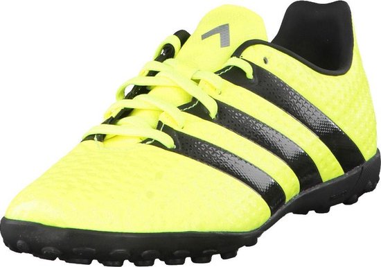 bol.com | Adidas Ace 16.4 Turf/Kunstgras Kinder Voetbalschoen - Geel/Zwart  - Maat 28