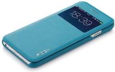 Rock Kijkvenster hoesje Wallet iPhone 6(s) plus - Blauw