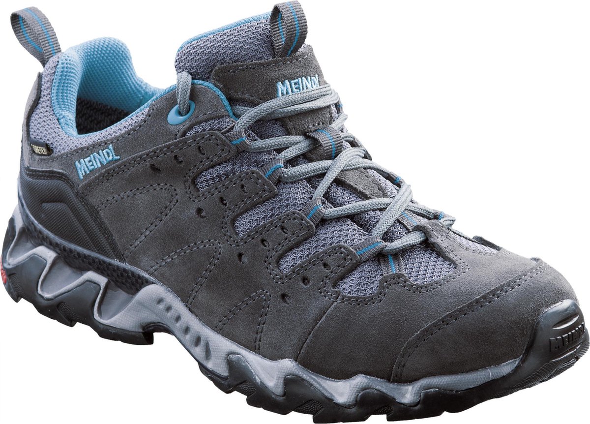 Meindl Portland Lady GTX Wandelschoen Dames synthetisch hoge wandelschoenen Grau/petrol