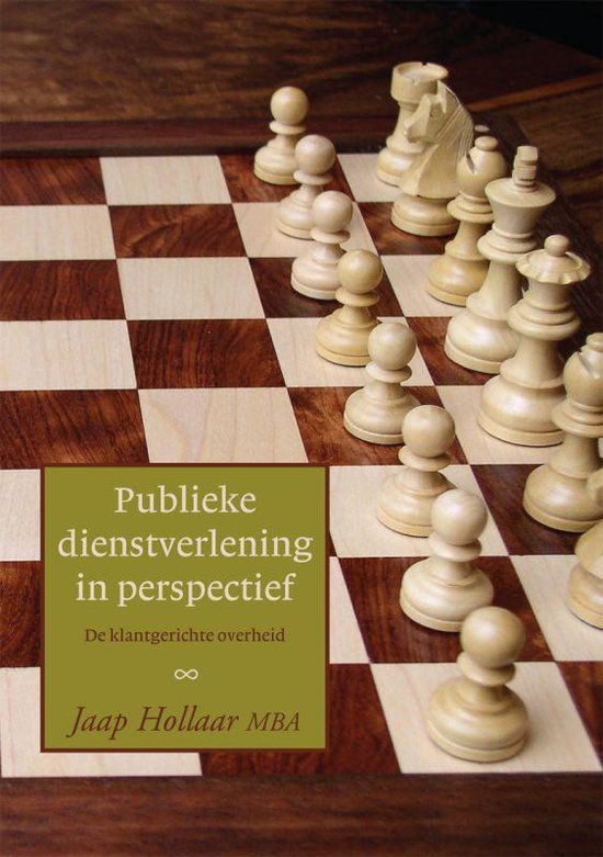 Cover van het boek 'Publieke dienstverlening in perspectief' van J. Hollaar