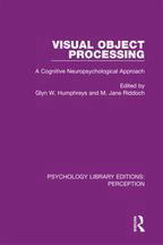 Psychology Library Editions: Perception - Visual Object Proc ... - cover