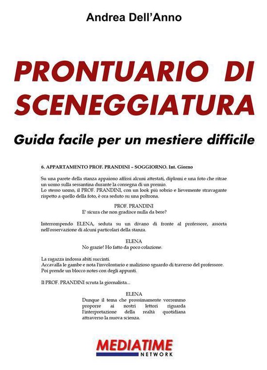 Prontuario di sceneggiatura - cover