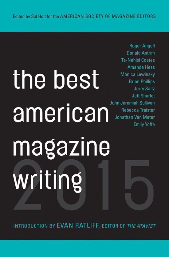 The Best American Magazine Writing 2015 - cover