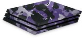 Playstation 4 Pro Console Skin Camouflage Paars Sticker