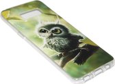 Schattig uilen hoesje Geschikt voor Samsung Galaxy S8